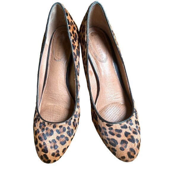 Corso Como Women's‎ High Heel Size 8 Leopard Print Calf Hair Pumps Shoes - Picture 5 of 10